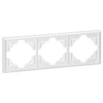 Ramka potrójna Luna, Ra-3L, biały