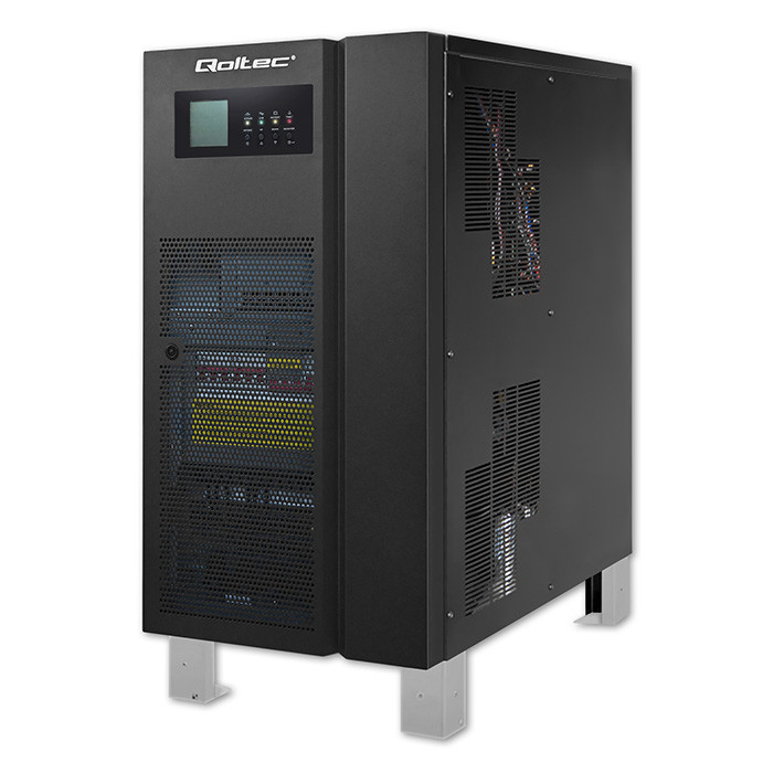 Qoltec Zasilacz awaryjny UPS 3 - fazowy | 20kVA | 16KW | LCD | EPO | SNMP | USB | On-line | Low frequency