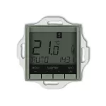 ICON Mechanizm uniwersalnego elektronicznego tygodniowego regulatora temperatury (podświetlenie białe) szałwiowy