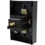 T5B-4-15682/I4/SVB Rozłącznik główny, 6 bieg. + 1 NO + 1 NC, 63 A, 90 °, w obudowie IP65, pokrętło czerwono-żółte z blokadą na kłódkę