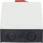 T5B-4-15682/I4/SVB Rozłącznik główny, 6 bieg. + 1 NO + 1 NC, 63 A, 90 °, w obudowie IP65, pokrętło czerwono-żółte z blokadą na kłódkę