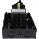 T5B-4-15682/I4/SVB Rozłącznik główny, 6 bieg. + 1 NO + 1 NC, 63 A, 90 °, w obudowie IP65, pokrętło czerwono-żółte z blokadą na kłódkę