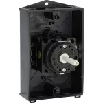 T0-1-8200/I1/SVB Przełącznik Zał.-Wył., 1 bieg., 20 A, 90 °, w obudowie IP65, pokrętło czerwono-żółte z blokadą na kłódkę