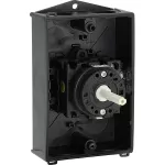 T0-1-8200/I1/SVB Przełącznik Zał.-Wył., 1 bieg., 20 A, 90 °, w obudowie IP65, pokrętło czerwono-żółte z blokadą na kłódkę