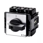 P5-160/E Przełącznik Zał.-Wył., 3 bieg., 160 A, montaż natablicowy, pokrętło czarne bez możliwości blokady