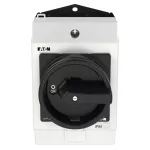 T0-2-15679/I1/SVB-SW Przełącznik Zał.-Wył., 3 bieg. + 1 NO, 20 A, 90 °, w obudowie IP65, pokrętło czarne z blokadą na kłódkę