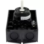 T0-2-15679/I1/SVB-SW Przełącznik Zał.-Wył., 3 bieg. + 1 NO, 20 A, 90 °, w obudowie IP65, pokrętło czarne z blokadą na kłódkę