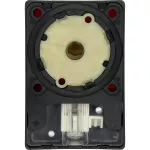 T0-2-1/E/SVA(S)-RT Rozłączniki panikowe, 3 bieg., 20 A, zamek cylindryczny SVA, tabliczka 0-1, 90 °, bez samopowrotu, P, montaż natablicowy, pokrętło czerwono-żółte z zamkiem cylindrycznym