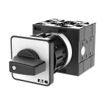 T3-3-8901/EZ Przełącznik Zał.-Wył., 3 bieg. + N + 1 NO + 1 NC, 32 A, 90 °, montaż natablicowy 22,3 mm, pokrętło czarne bez możliwości blokady