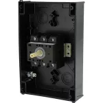 P3-63/I4/SVB Rozłącznik główny, 3 bieg., 63 A, w obudowie IP65, pokrętło czerwono-żółte z blokadą na kłódkę