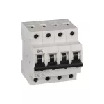 KMB10-C6/4 Wyłącznik nadmiarowo-prądowy, 4P