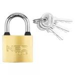 Kłódka 40 mm, 3 klucze