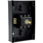 P3-63/I4/SVB-SW Rozłącznik główny, 3 bieg., 63 A, w obudowie IP65, pokrętło czarne z blokadą na kłódkę