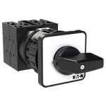 T0-3-8901/EZ Przełącznik Zał.-Wył., 3 bieg. + N + 1 NO + 1 NC, 20 A, 90 °, montaż natablicowy 22,3 mm, pokrętło czarne bez możliwości blokady