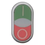 M22-DDLF-GR-X1/X0 Napęd przycisku podwójnego, podświetlane