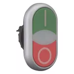 M22-DDLF-GR-X1/X0 Napęd przycisku podwójnego, podświetlane