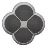 M22-D4-S przycisk 4-pozycyjny czarny