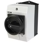 T0-3-8342/I1/SVB-SW Przełącznik Zał.-Wył., 6 bieg., 20 A, 90 °, w obudowie IP65, pokrętło czarne z blokadą na kłódkę