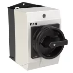 T0-3-15683/I1/SVB-SW Przełącznik Zał.-Wył., 3 bieg. + 2 NO + 1 NC, 20 A, 90 °, w obudowie IP65, pokrętło czarne z blokadą na kłódkę