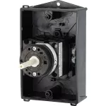 T0-4-8344/I1/SVB Przełącznik Zał.-Wył., 8-bieg., 20 A, 90 °, w obudowie IP65, pokrętło czerwono-żółte z blokadą na kłódkę