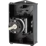 T0-4-8344/I1/SVB Przełącznik Zał.-Wył., 8-bieg., 20 A, 90 °, w obudowie IP65, pokrętło czerwono-żółte z blokadą na kłódkę