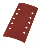 Papier ścierny na rzep 115 x 230 mm, P80, 5 szt., z 10 otworami