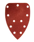Papiery ścierne na rzep, żelazko 80 x 140 mm, P60, 5 szt., z 11 otworami do 59G336