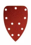 Papiery ścierne na rzep, żelazko 80 x 140 mm, P80, 5 szt., z 11 otworami do 59G336