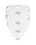 Papiery ścierne na rzep, żelazko 80 x 140 mm, P80, 5 szt., z 11 otworami do 59G336