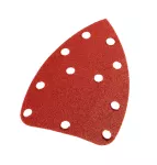 Papiery ścierne na rzep, żelazko 80 x 140 mm, P100, 5 szt., z 11 otworami do 59G336