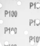 Papiery ścierne na rzep, żelazko 80 x 140 mm, P100, 5 szt., z 11 otworami do 59G336