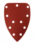 Papiery ścierne na rzep, żelazko 80 x 140 mm, P180, 5 szt., z 11 otworami do 59G336