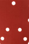 Papiery ścierne na rzep, żelazko 80 x 140 mm, P240, 5 szt., z 11 otworami do 59G336