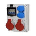 Rozdzielnica stacjonarna MIKOŁAJKI 4M 32A 5P, 16A 5P, 2*GW IP44 bez zabezpieczeń