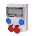 Rozdzielnica stacjonarna JASTARNIA IP44 11M 2*16A 5P, 2*GW IP44 bez zabezpieczeń
