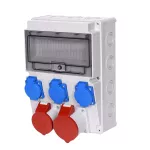 Rozdzielnica stacjonarna JASTARNIA IP44 11M 32A 5P, 16A 5P, 3*GW IP44 bez zabezpieczeń