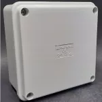 Puszka instalacyjna gładka, śruby metalowe, IP65, wym.: 100*100*50 mm