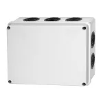 Puszka instalacyjna z dławikami membranowymi,śruby metalowe, IP65, wym: 240*190*90 mm