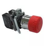 Grzybkowy, pociągany czerwony, 2xNC