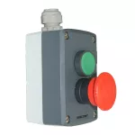 Kaseta sterownicza 2 przyciski, START-STOP z przyciskiem pokrętnym 1xNO+1xNC