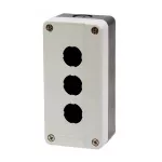 Kaseta sterownicza do przycisków XB5, 3 otwory, podstawa szara, pokrywa czarna, IP 65