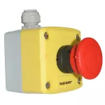 Kaseta sterownicza I przycisk, STOP AWARYJNY, grzybek pokrętny, 1xNC