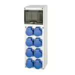 Rozdzielnica stacjonarna EŁK 6M 8*GW IP44 bez zabezpieczeń