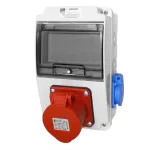 Rozdzielnica stacjonarna JURATA 6 modułów 32A 5P 2*GW IP44 bez zabezpieczeń