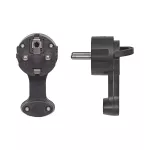 Wtyczka kątowa płaska z uchwytem 16A 2P+Z 230V IP44 Uni-Schuko czarna