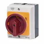 Łącznik krzywkowy 16A 0-1 3P w obudowie 69*69*73 mm