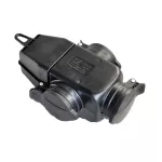 Gniazdo przenośne potrójne z thermoduru 16A 2P+Z 230V IP44 z bolcem czarne MINI