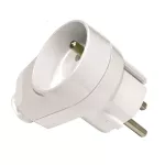 Wtyczka-Gniazdo 16A 2P+Z 230V IP20 biała