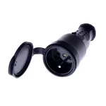 Gniazdo przenośne elastomerowe z zatyczką 16A 2P+Z 230V IP44 URSUS