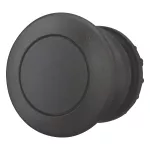 M22S-DP-S Przycisk grzybkowy czarny, bez opisu